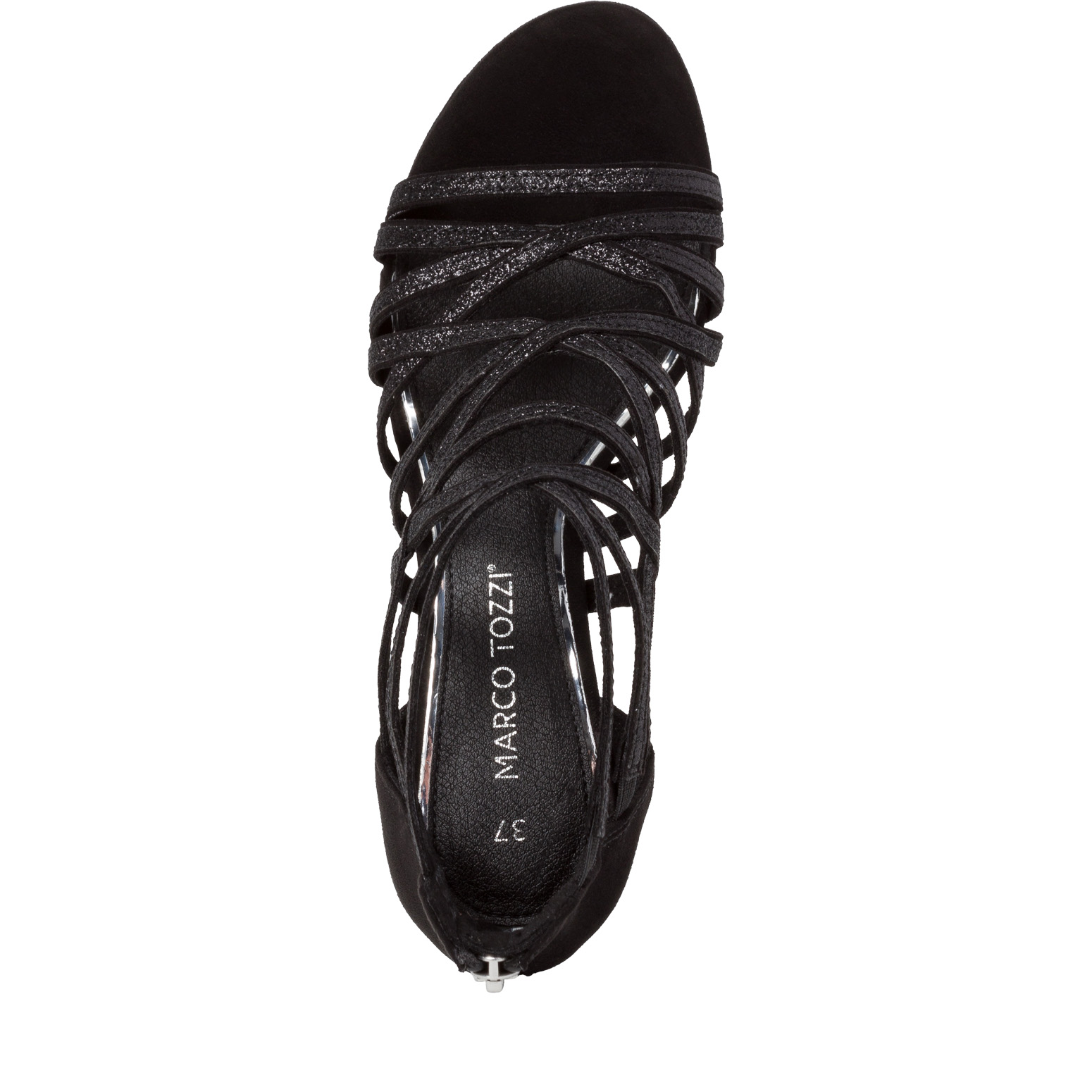 Sandalette - schwarz, BLACK COMB, hi-res