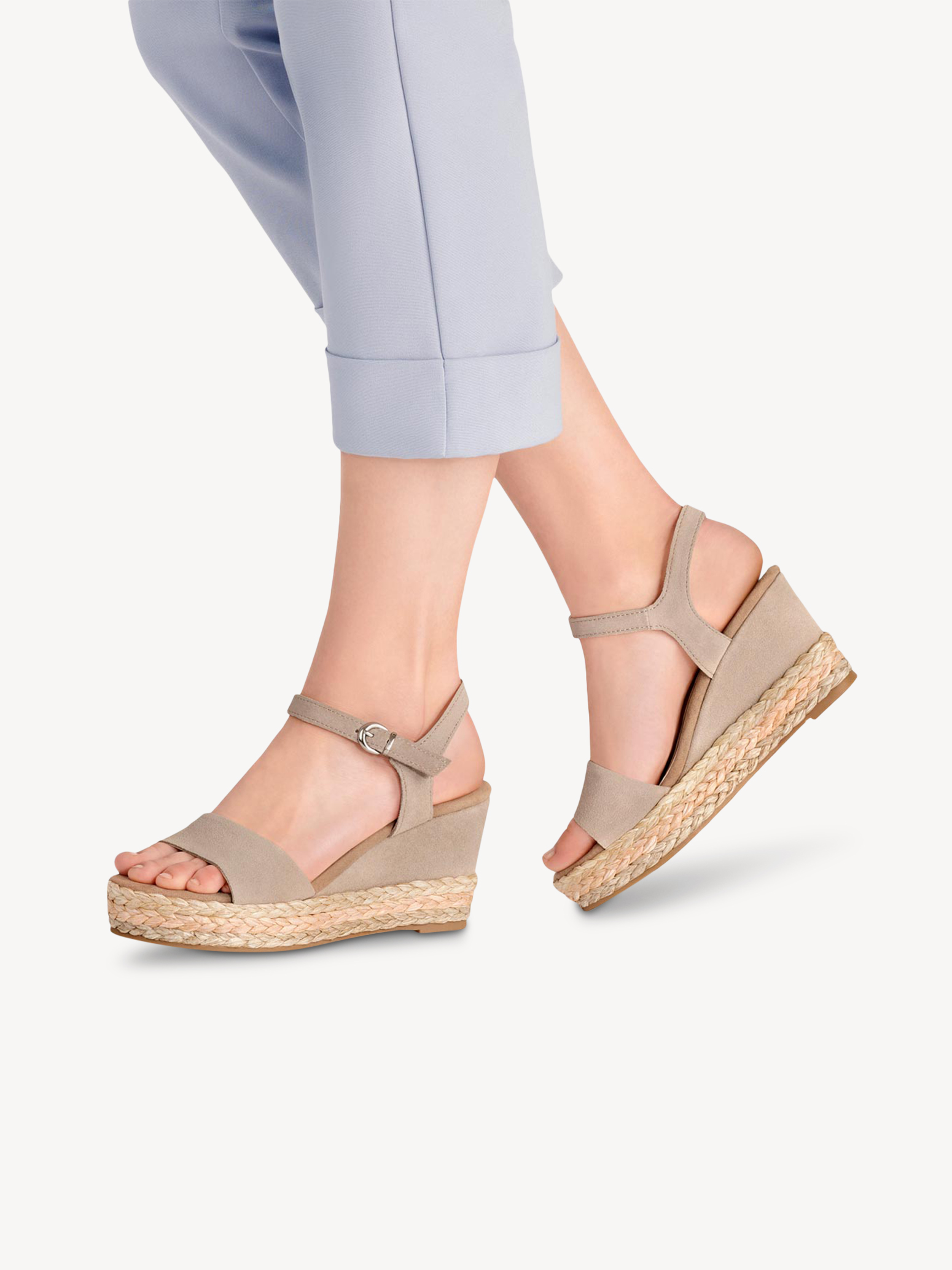 Sandalette - beige, NUDE, hi-res