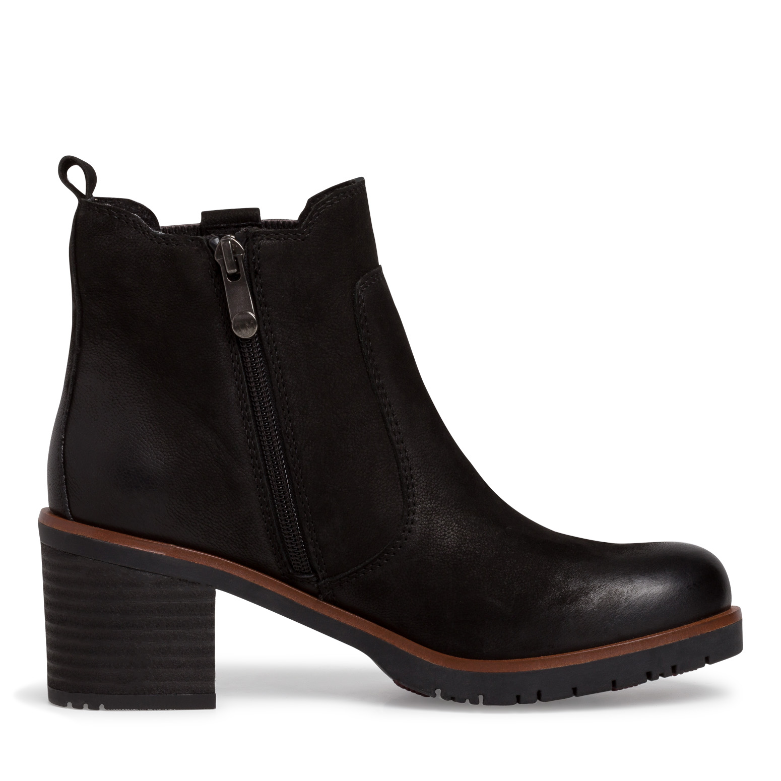 Leather Chelsea boot - black, BLACK, hi-res