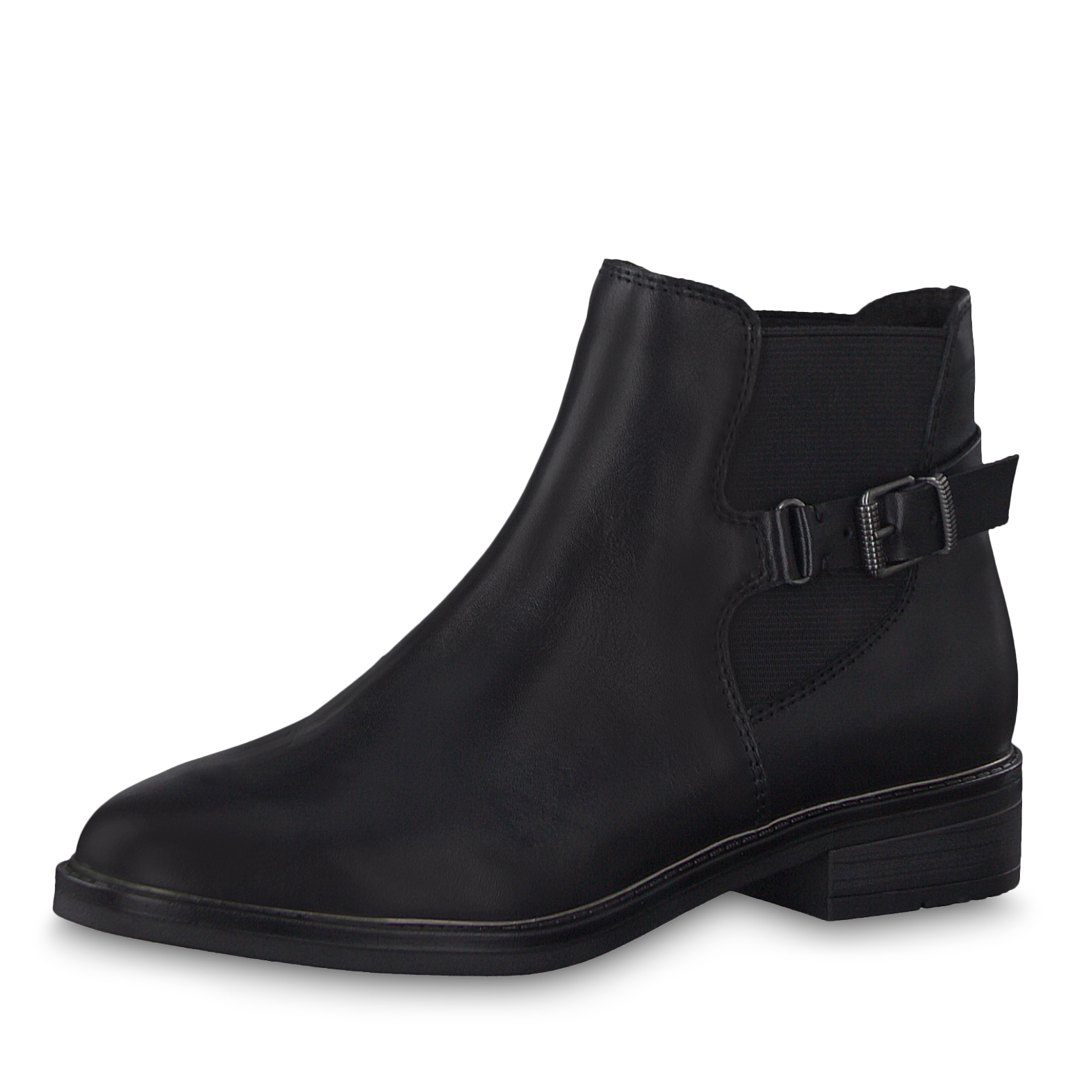 Leather Chelsea boot - black, BLACK UNI, hi-res