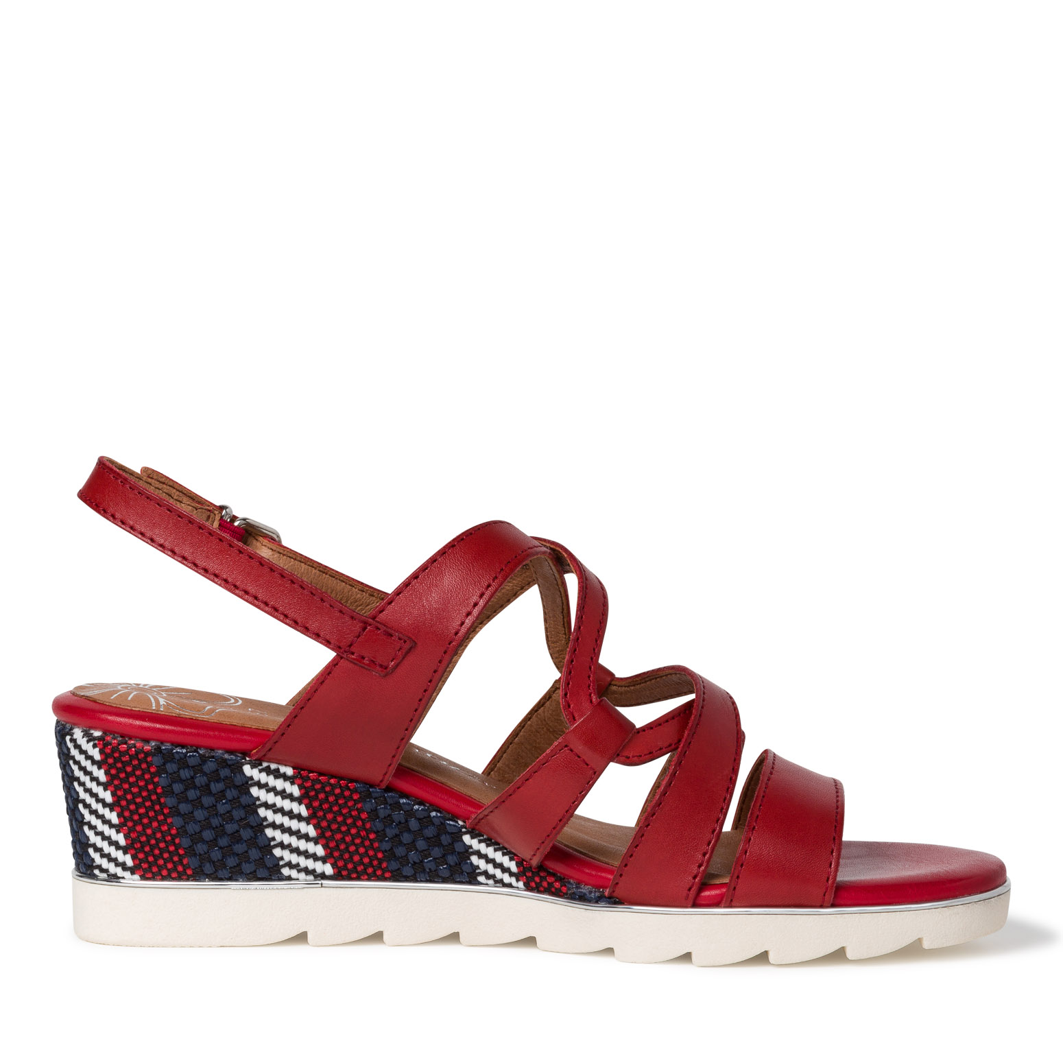 Heeled sandal - red, CHILI COMB, hi-res