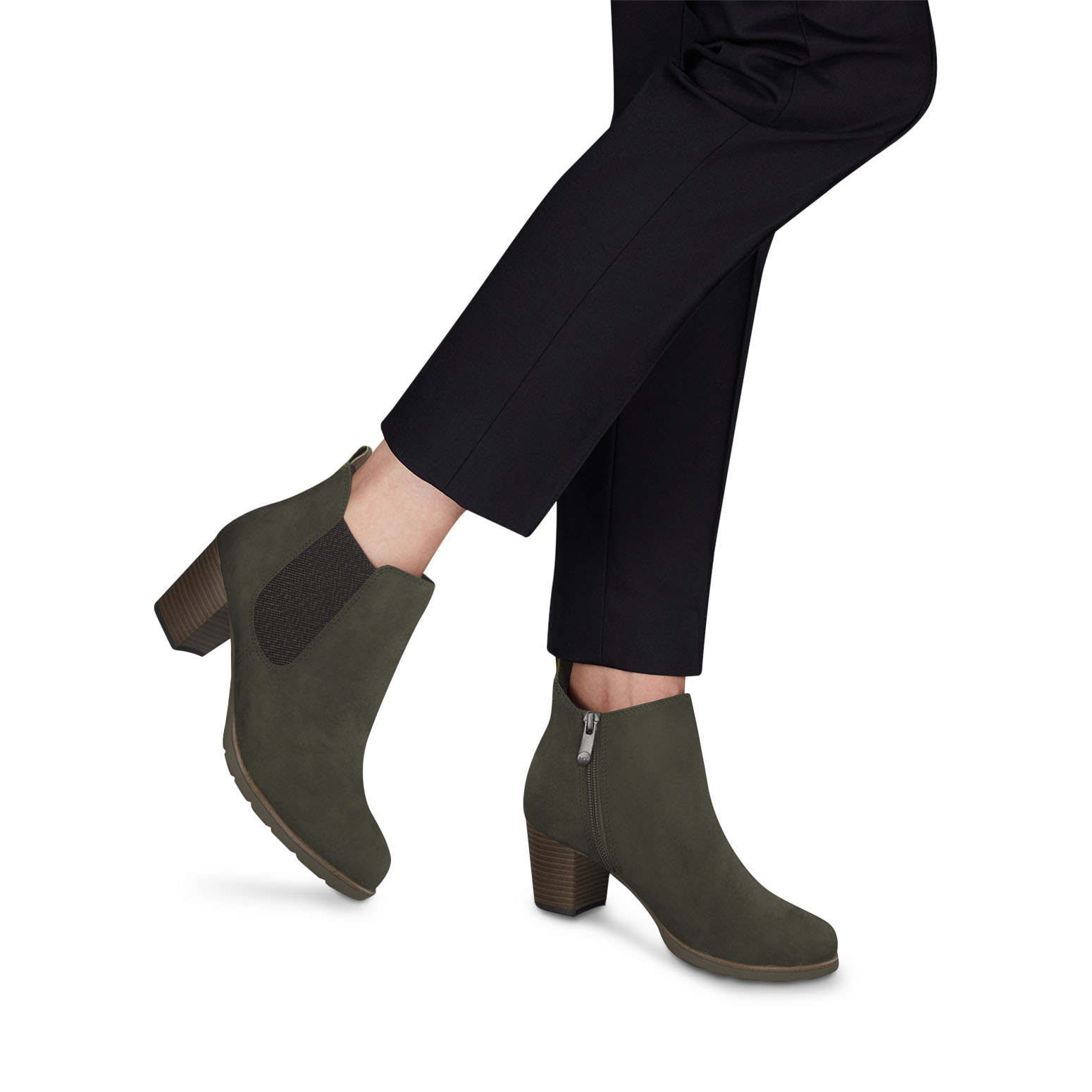 Stiefelette - khaki, KHAKI, hi-res