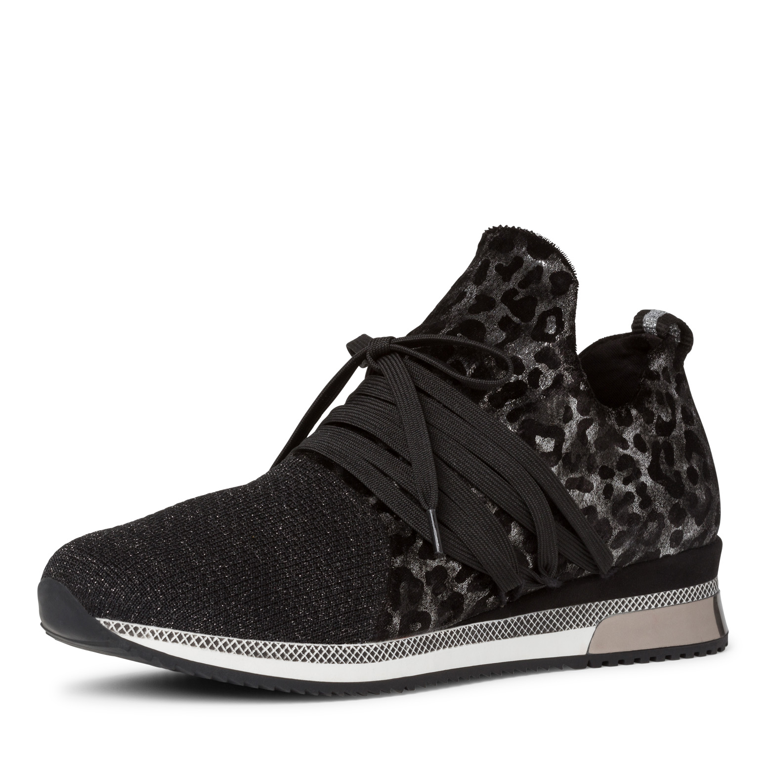 Sneaker - schwarz, BLACK/SILV. C., hi-res