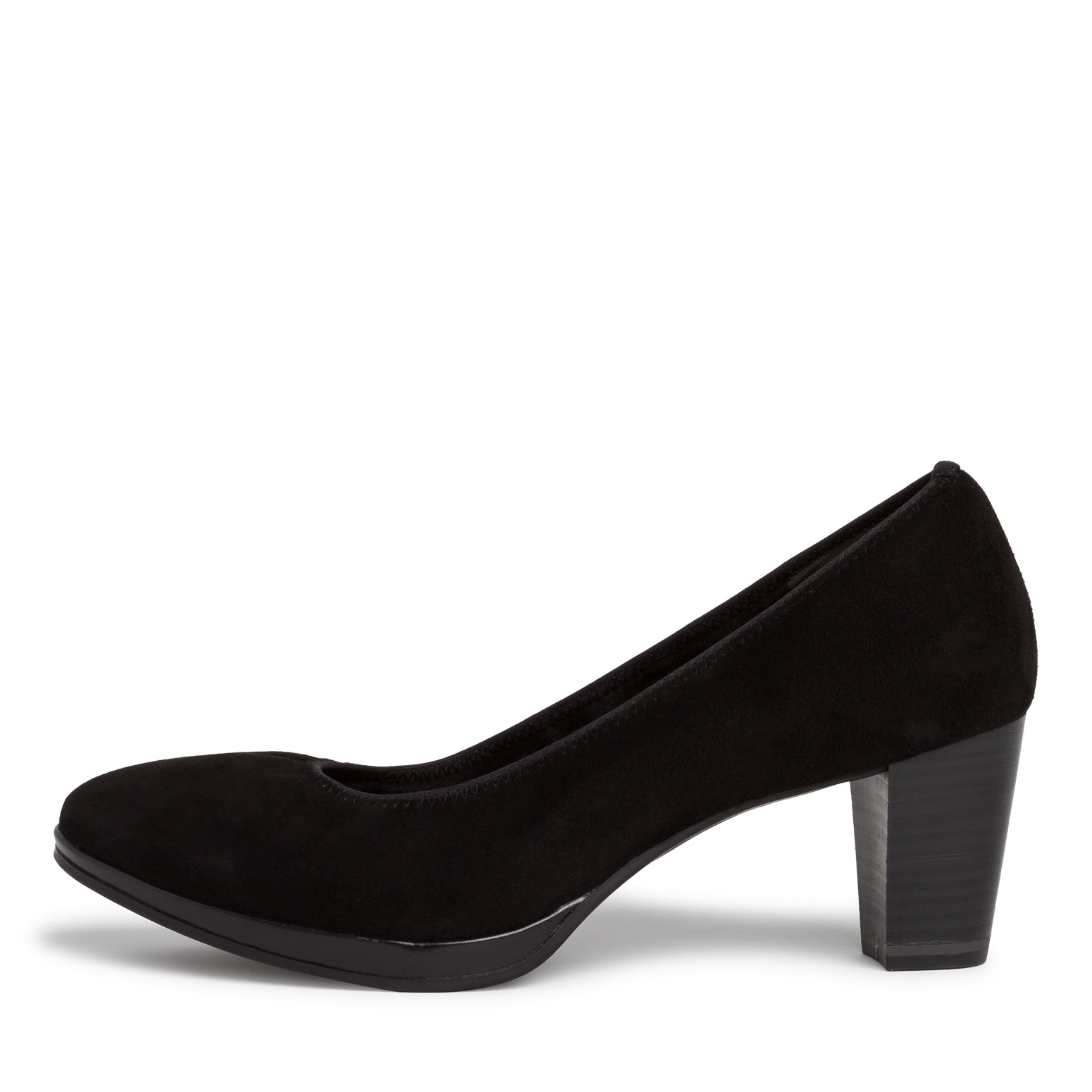 Lederpumps - schwarz, BLACK, hi-res