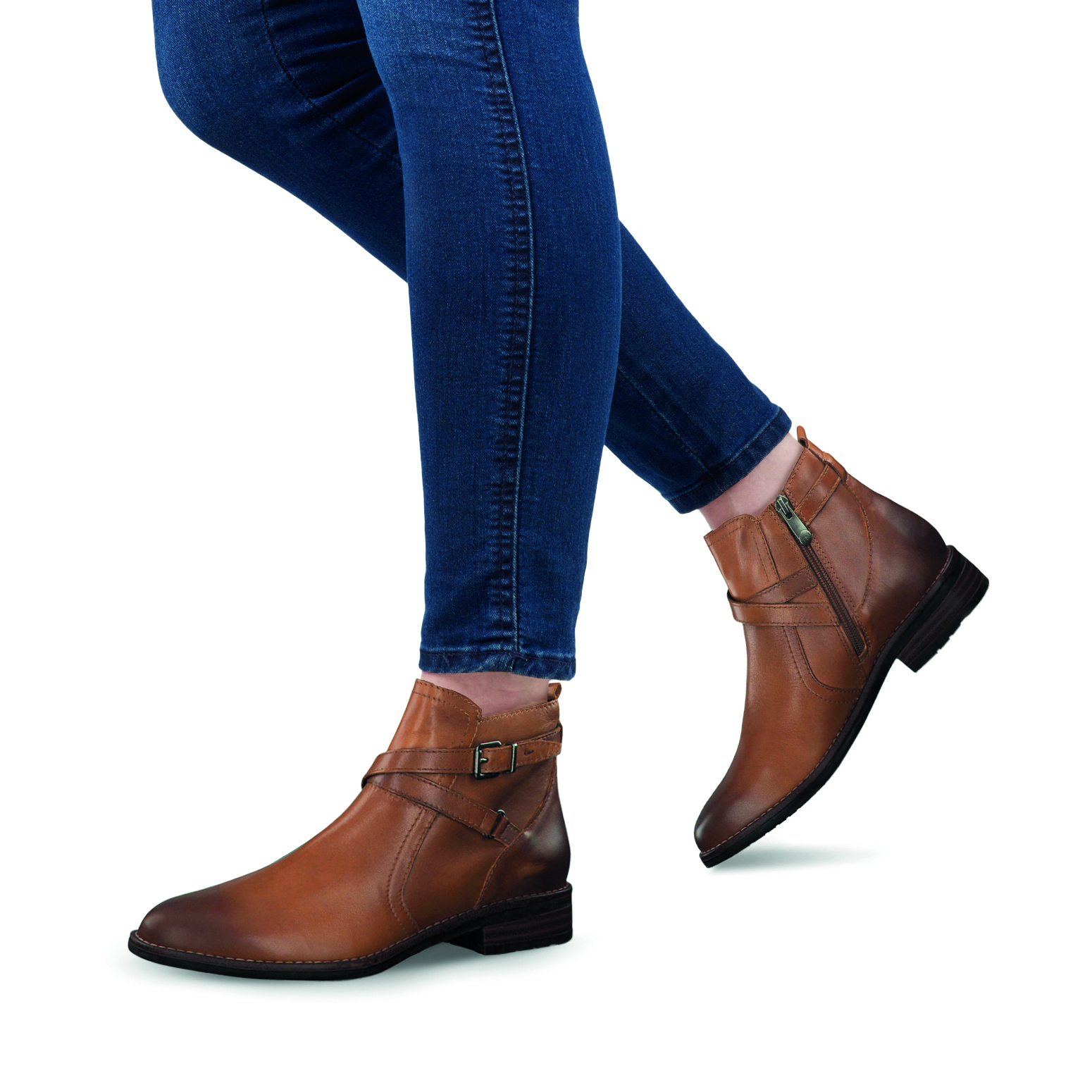 Lederstiefelette - braun, MUSCAT ANTIC, hi-res