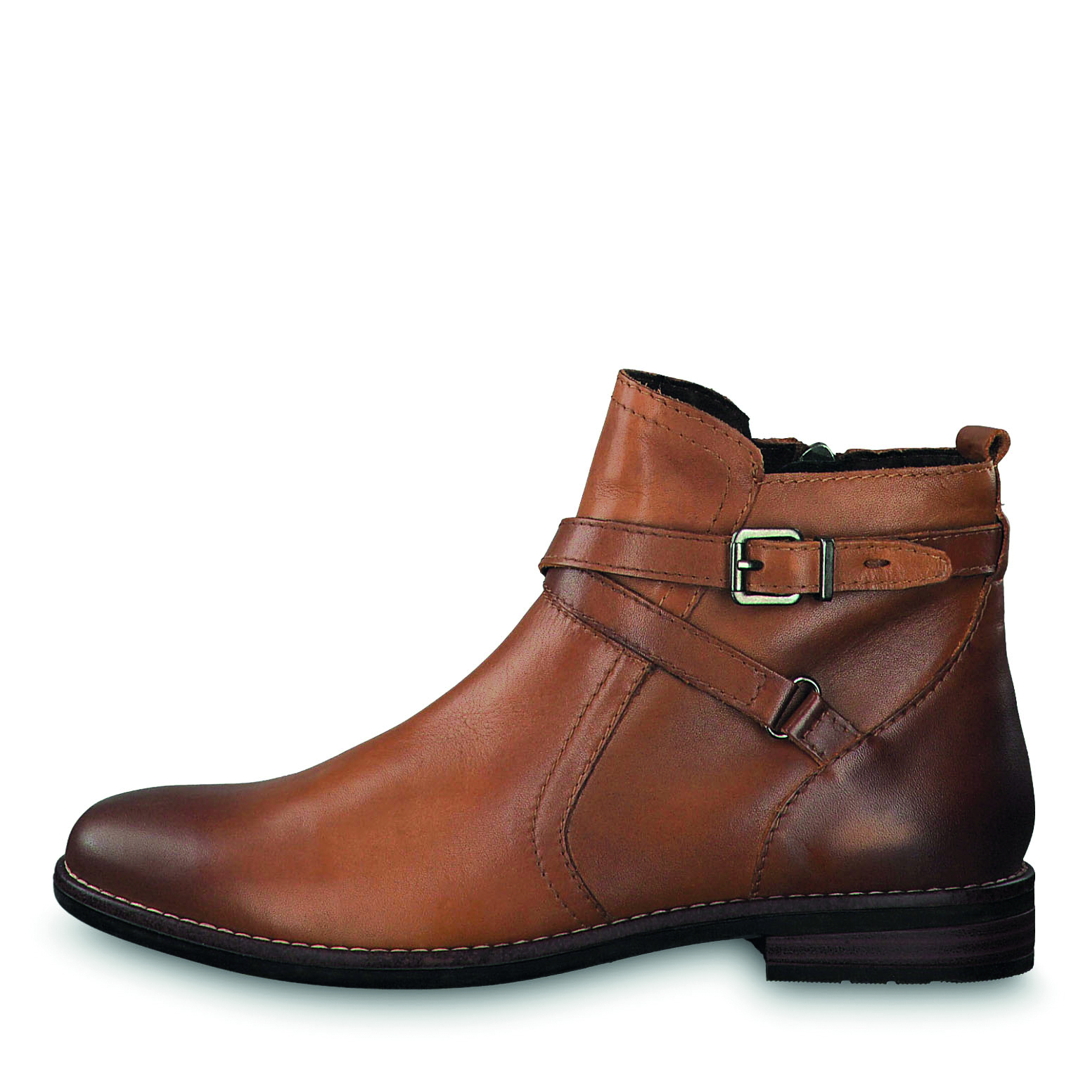 Lederstiefelette - braun, MUSCAT ANTIC, hi-res