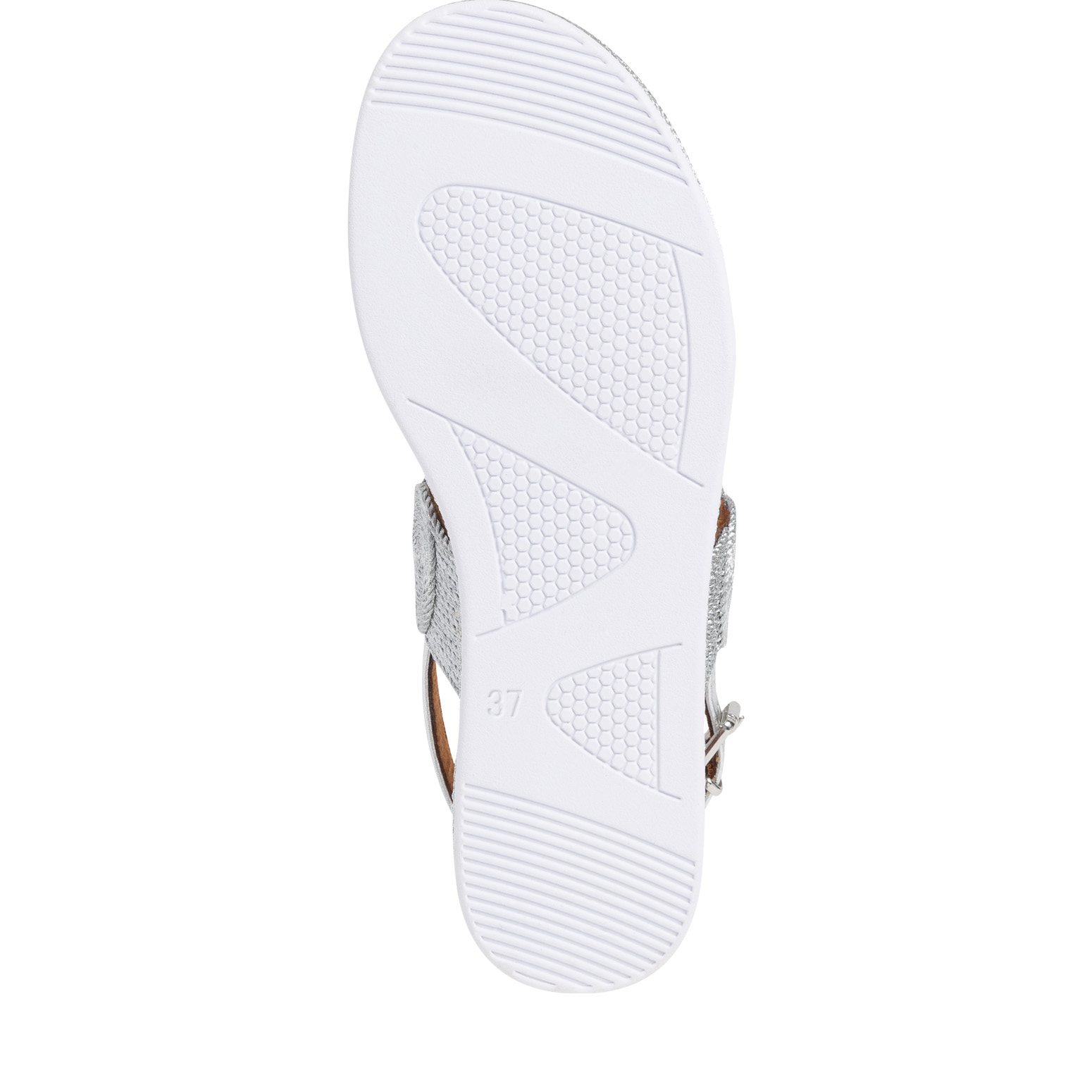 Sandalette - metallic, SILVER, hi-res