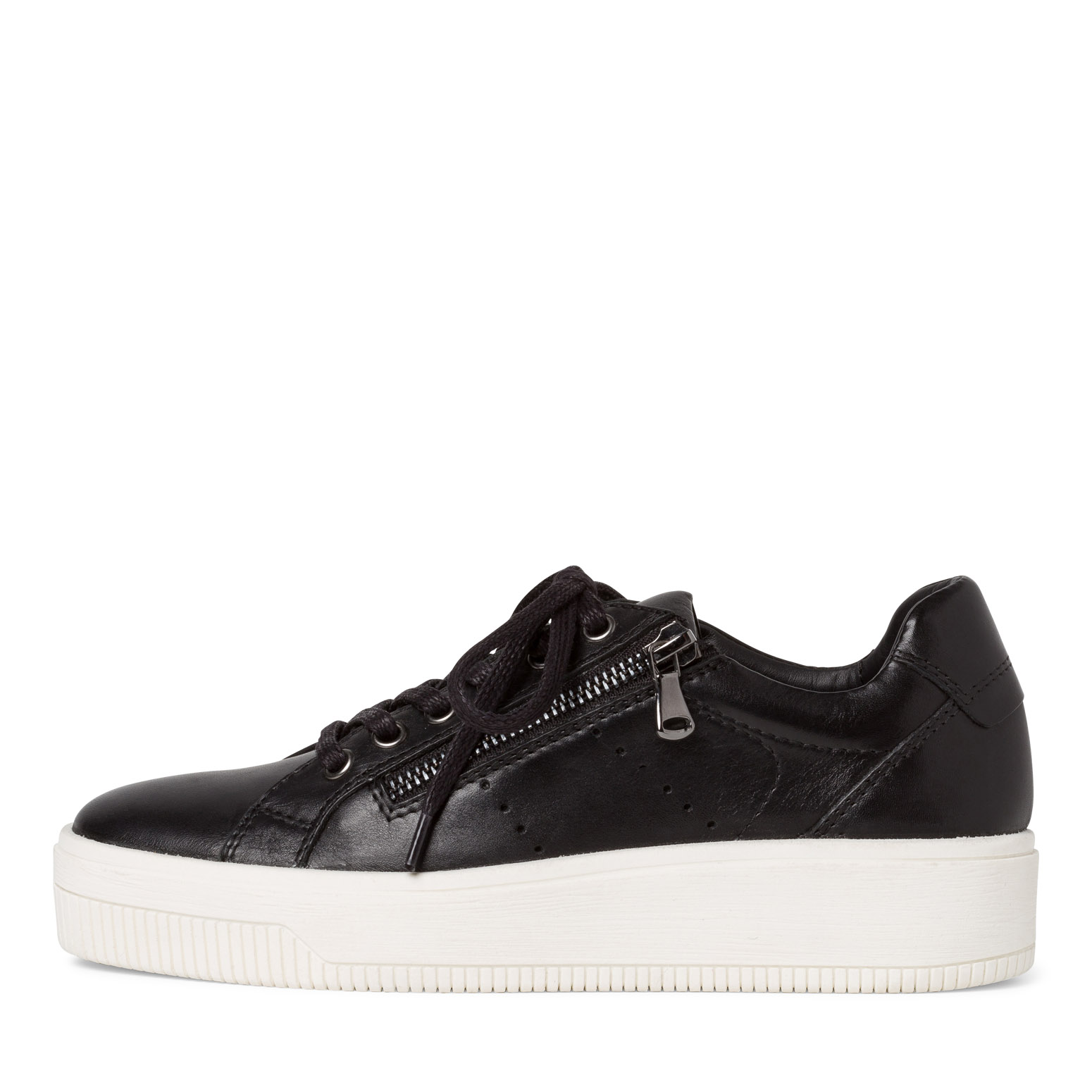 Ledersneaker - schwarz, BLACK NAPPA, hi-res