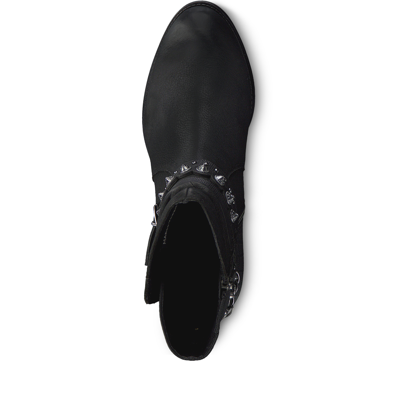 Bottine en cuir - noir, BLACK ANT.COMB, hi-res