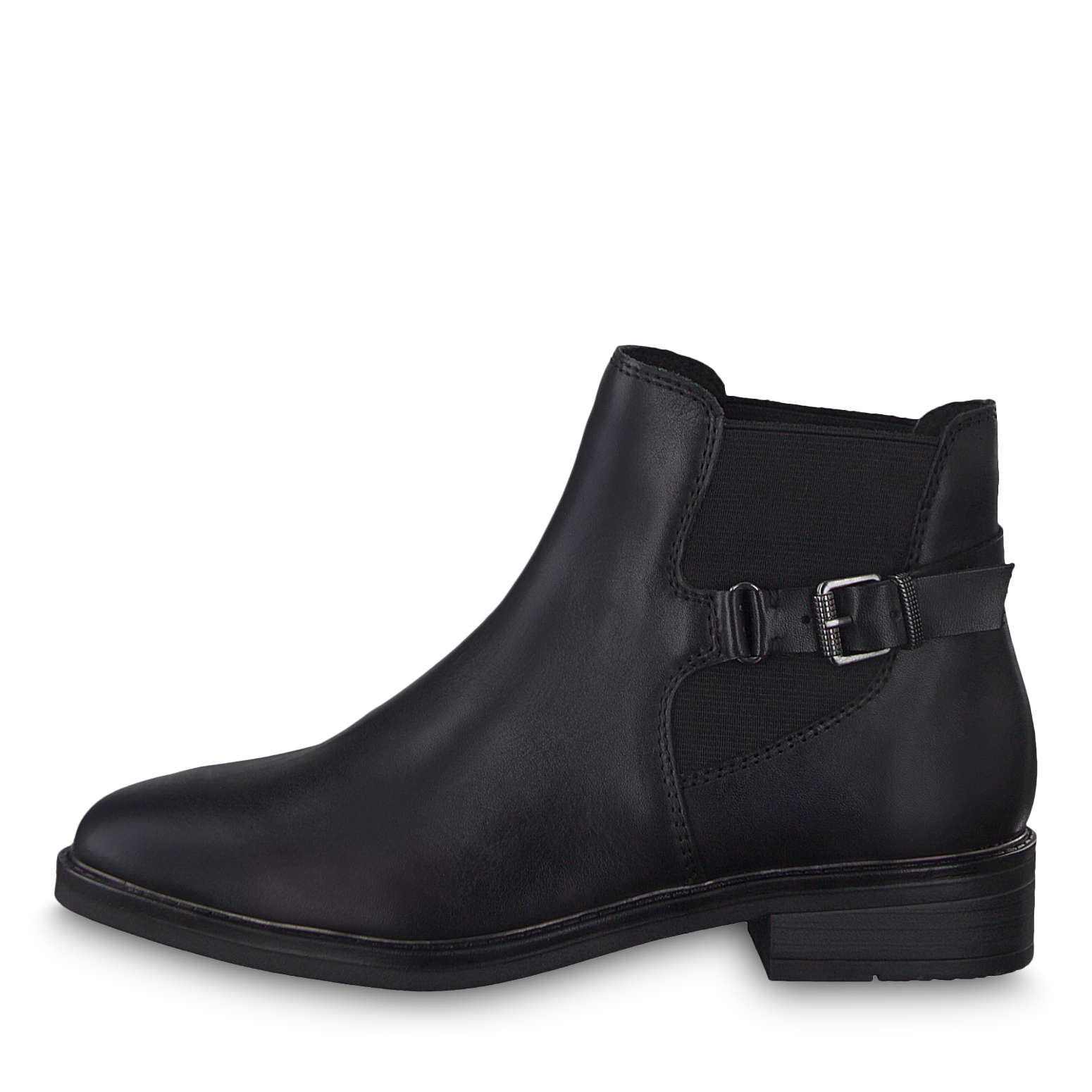 Leather Chelsea boot - black, BLACK UNI, hi-res