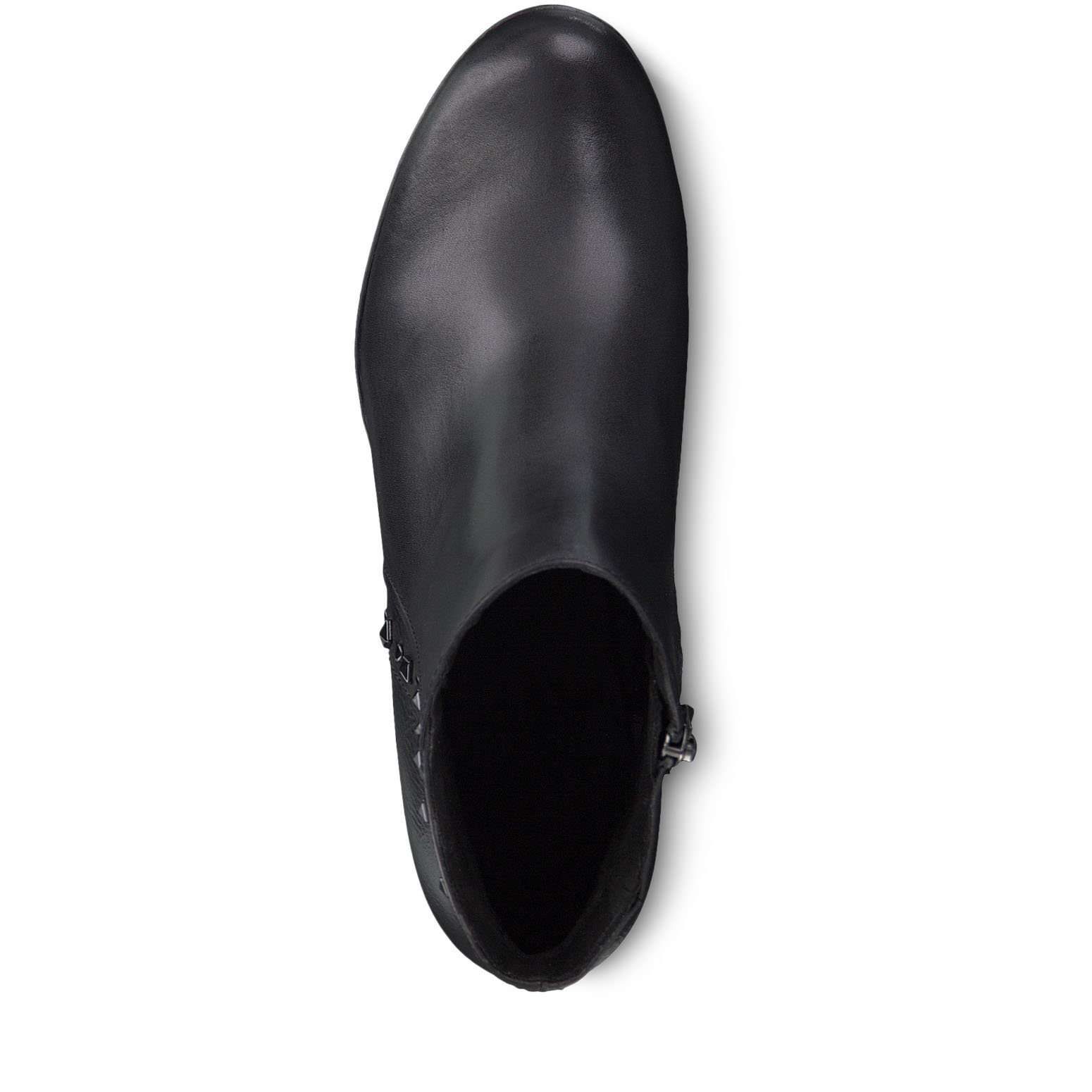 Bottine en cuir - noir, BLACK ANTIC, hi-res