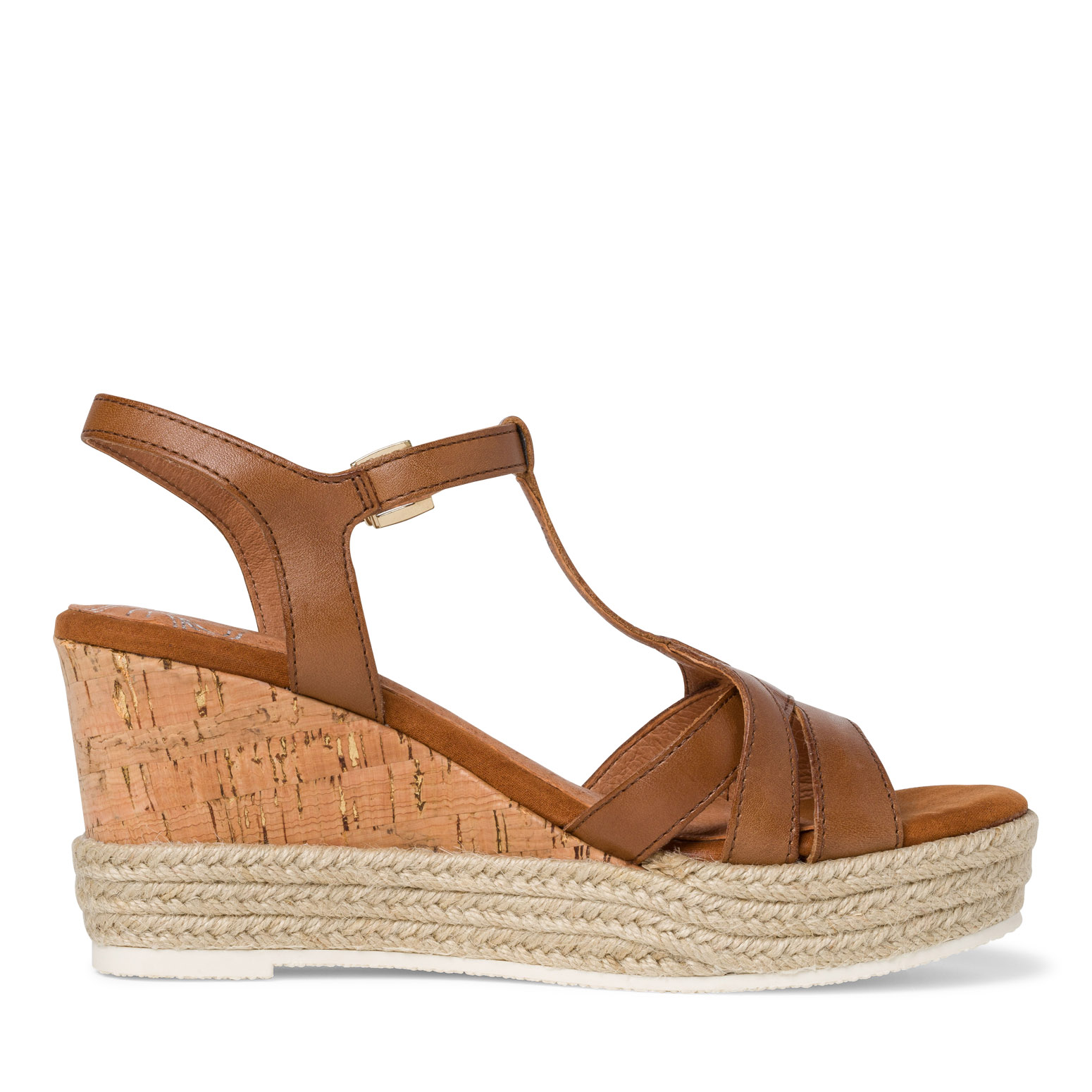 Ledersandalette - braun, NUT, hi-res
