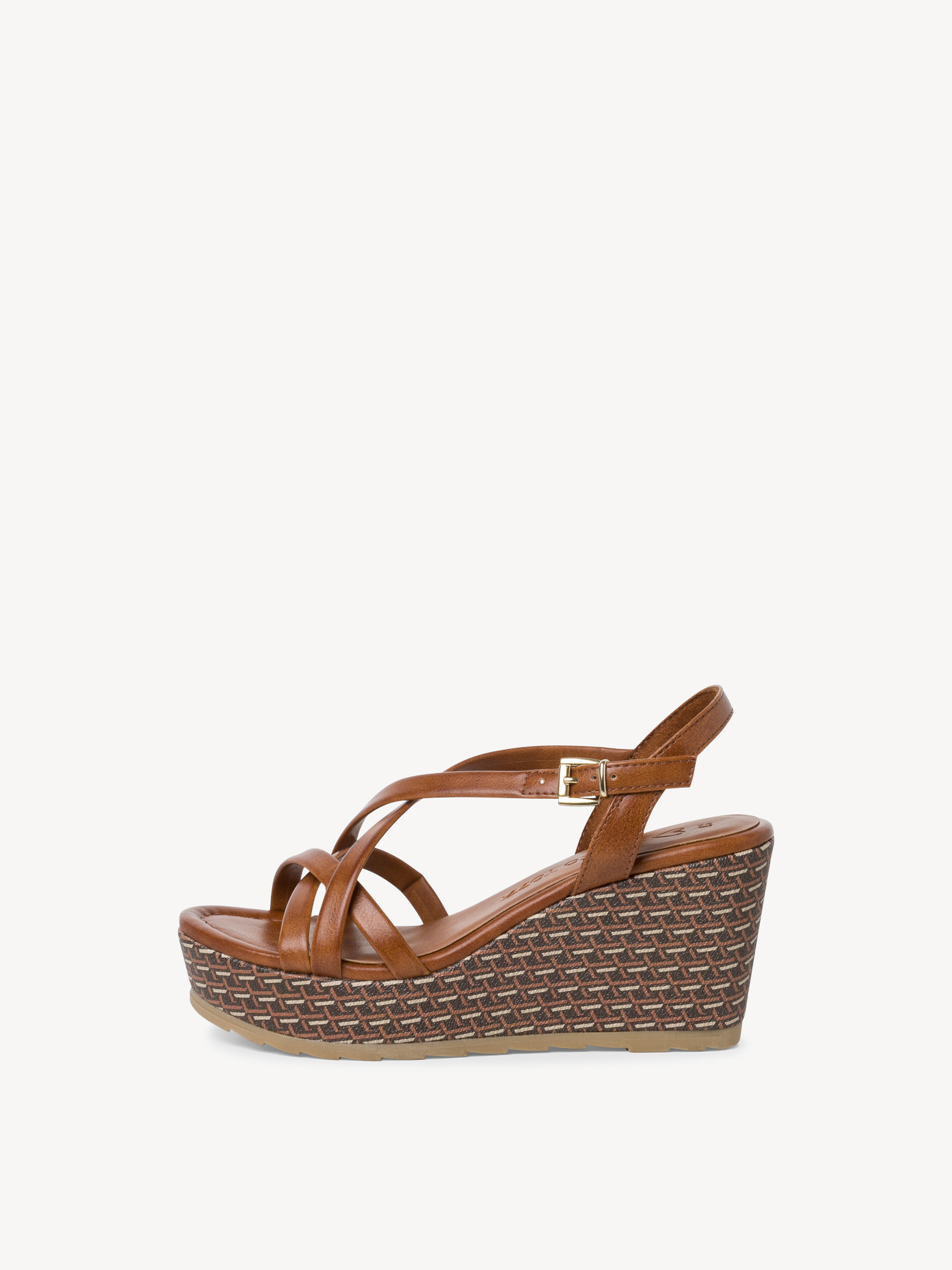 Buy Chloé Brown Piia 80 Wedge Sandals in Leather for Women in UAE | Ounass