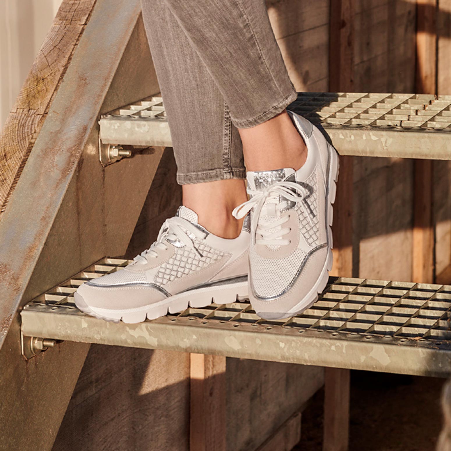 Sneaker - weiß, WHITE COMB, hi-res