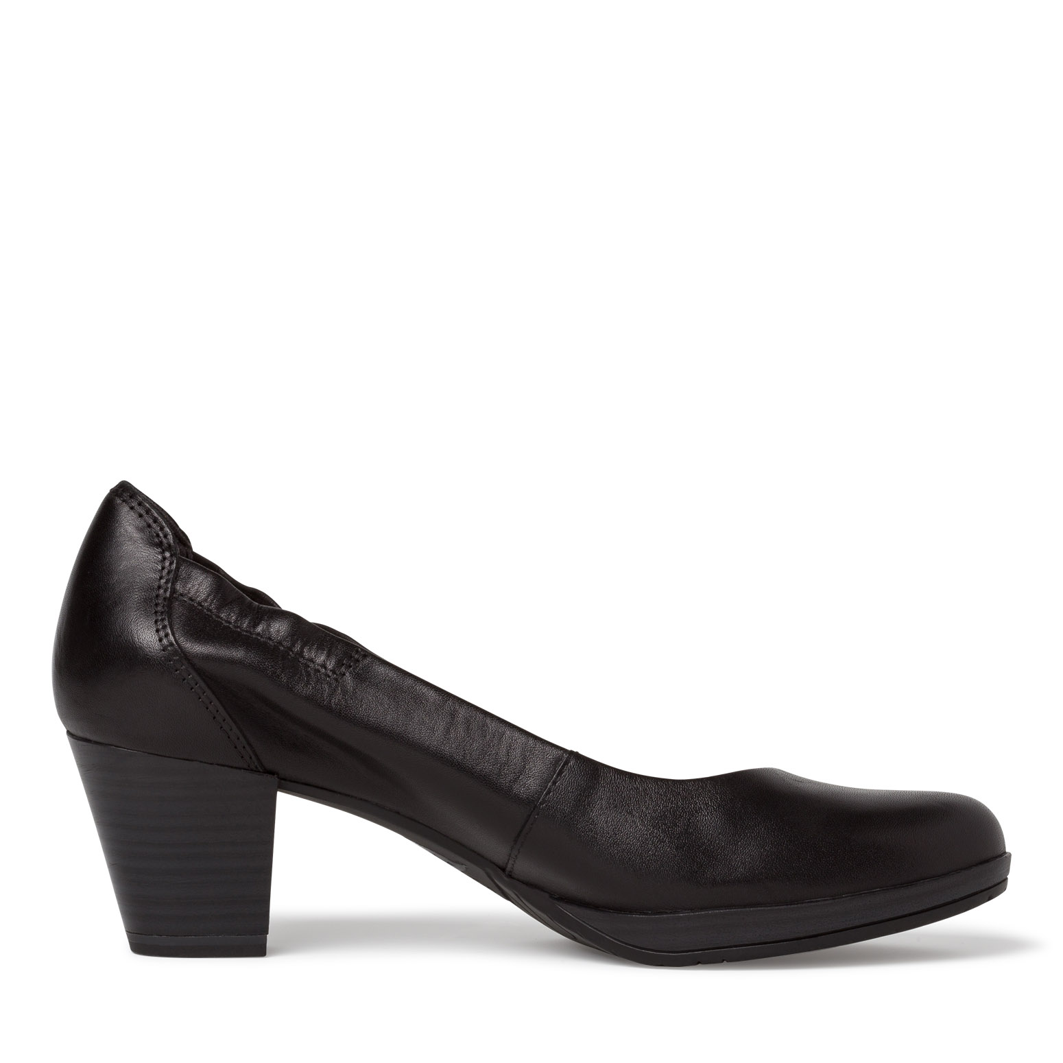 Lederpumps - schwarz, BLACK, hi-res