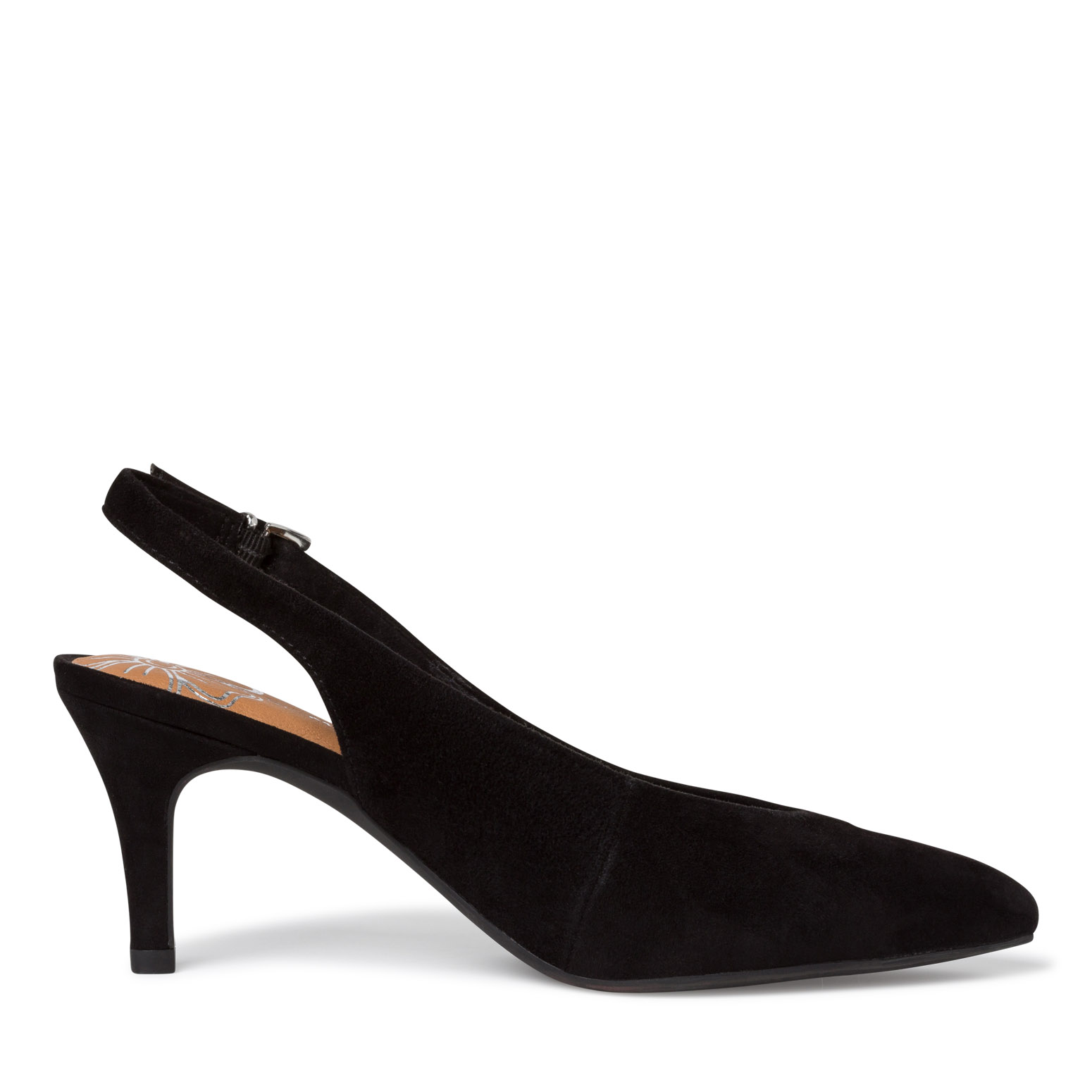 Pompes d'élingage en cuir - noir, BLACK, hi-res