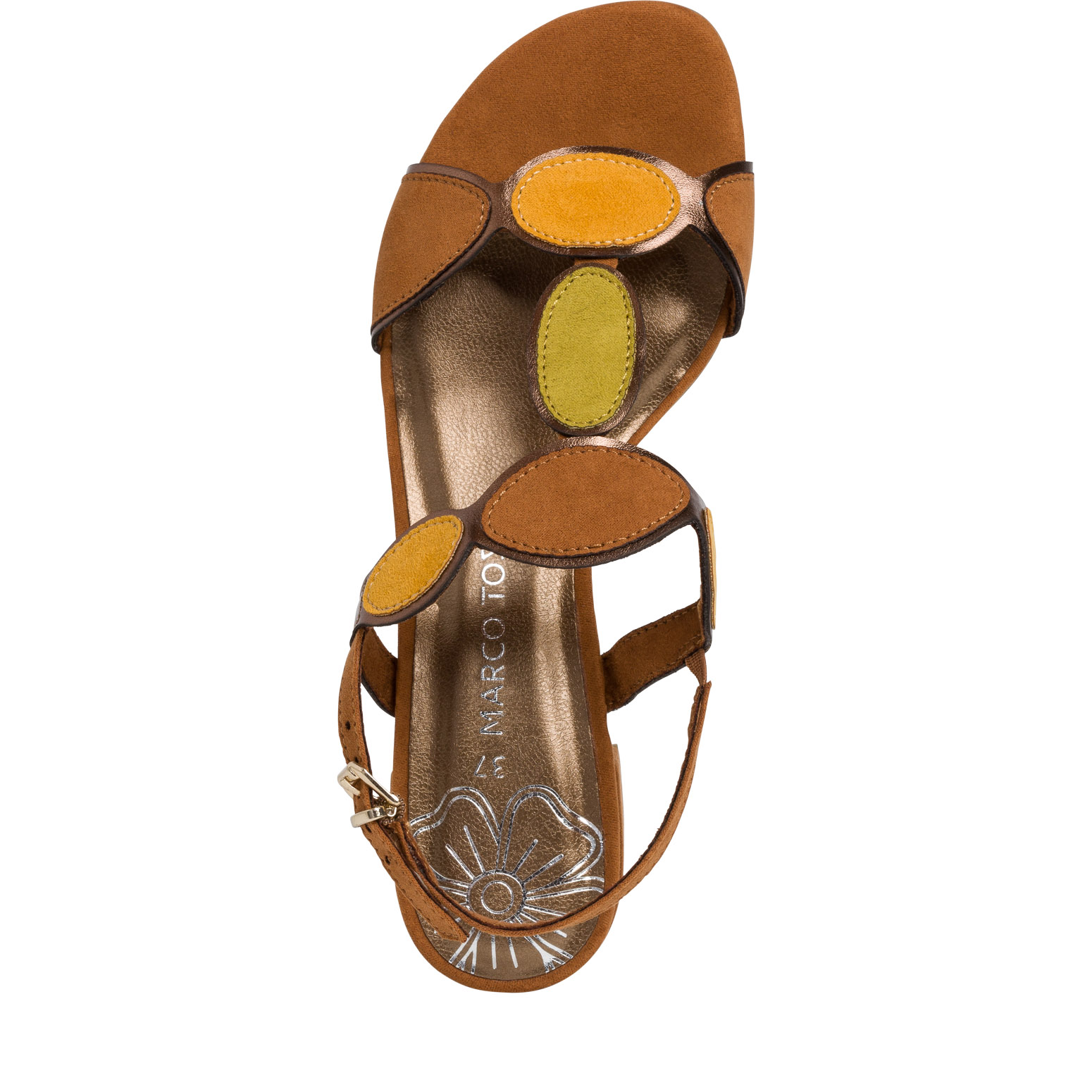 Sandalette - braun, COGNAC COMB, hi-res