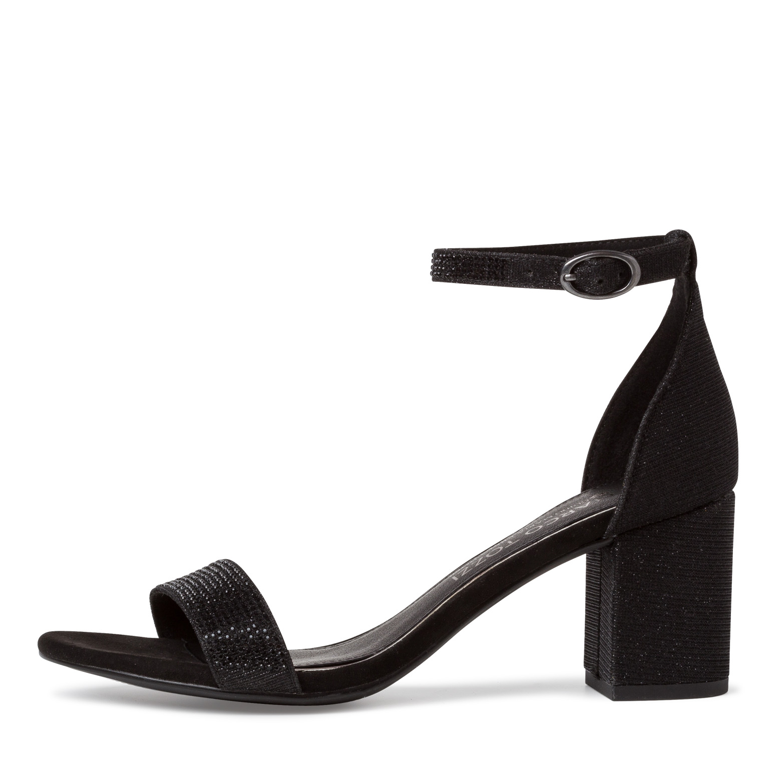 Sandalette - schwarz, BLACK METALLIC, hi-res