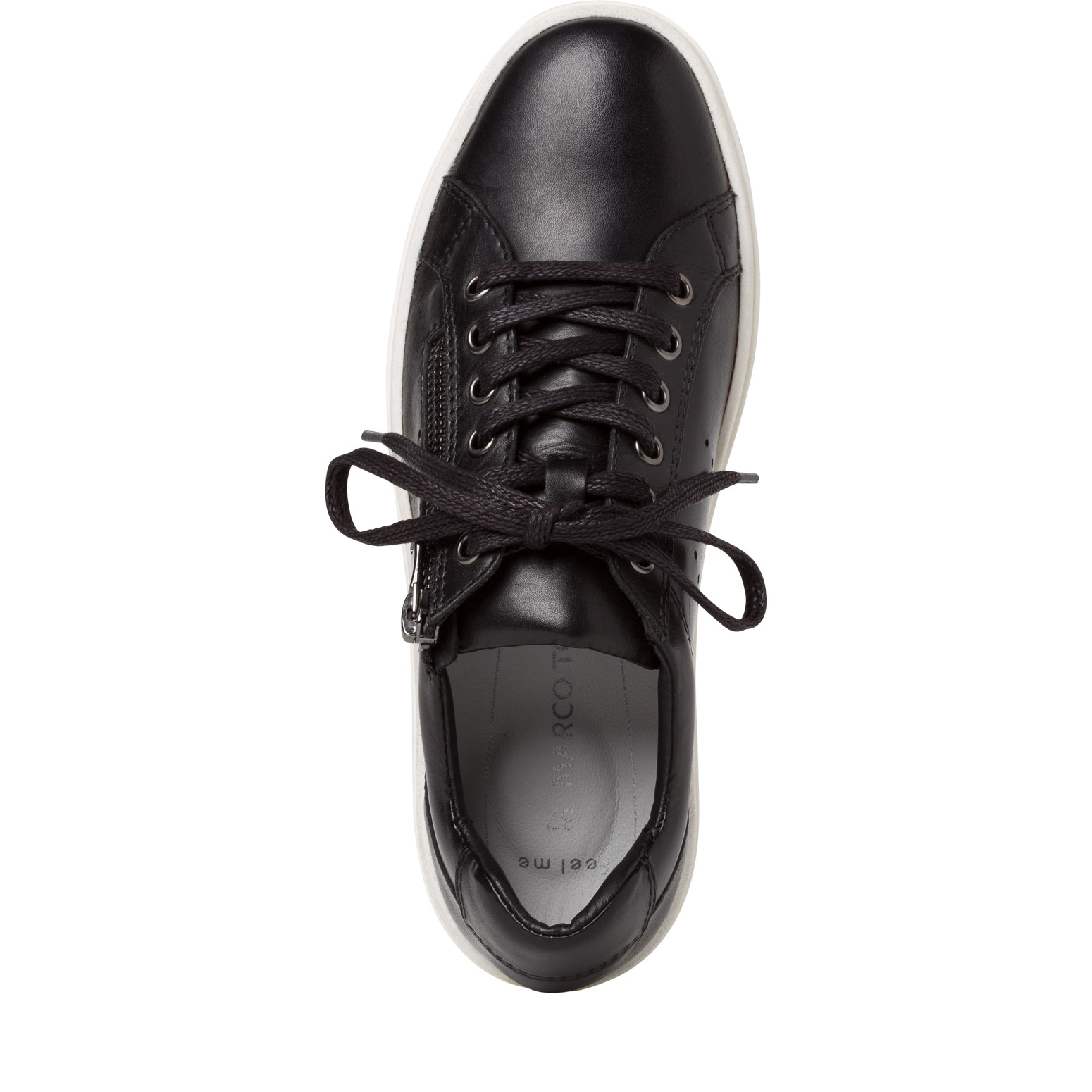 Ledersneaker - schwarz, BLACK NAPPA, hi-res