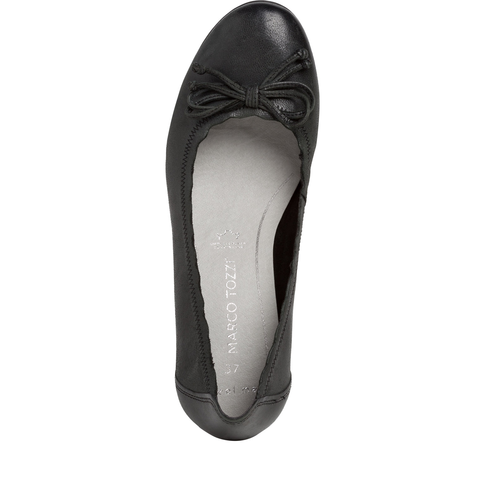 Escarpin en cuir - noir, BLACK, hi-res