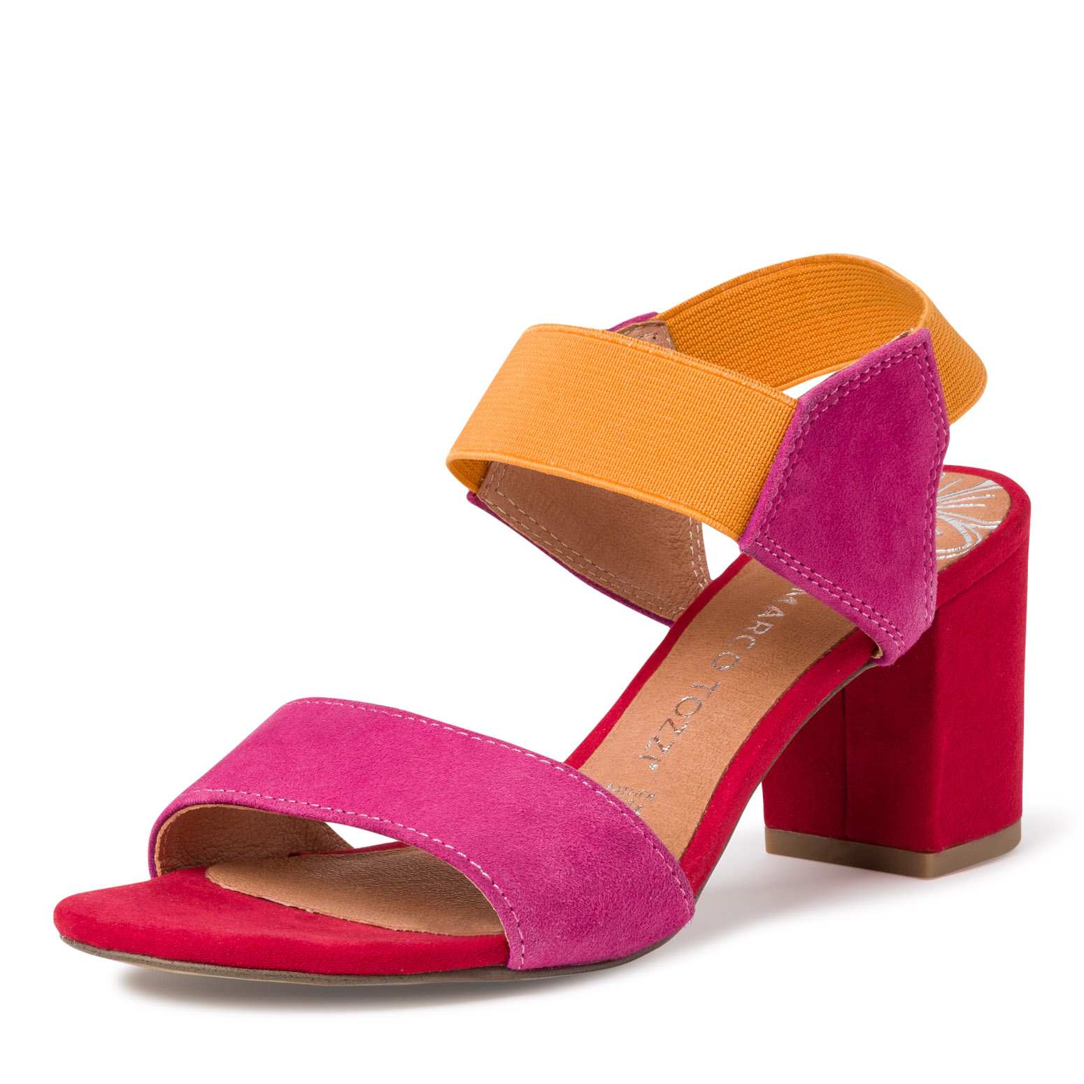 verbergen bijeenkomst Dakloos Leather Heeled sandal 2-2-28353-24: Buy Sandals from Marco Tozzi online!