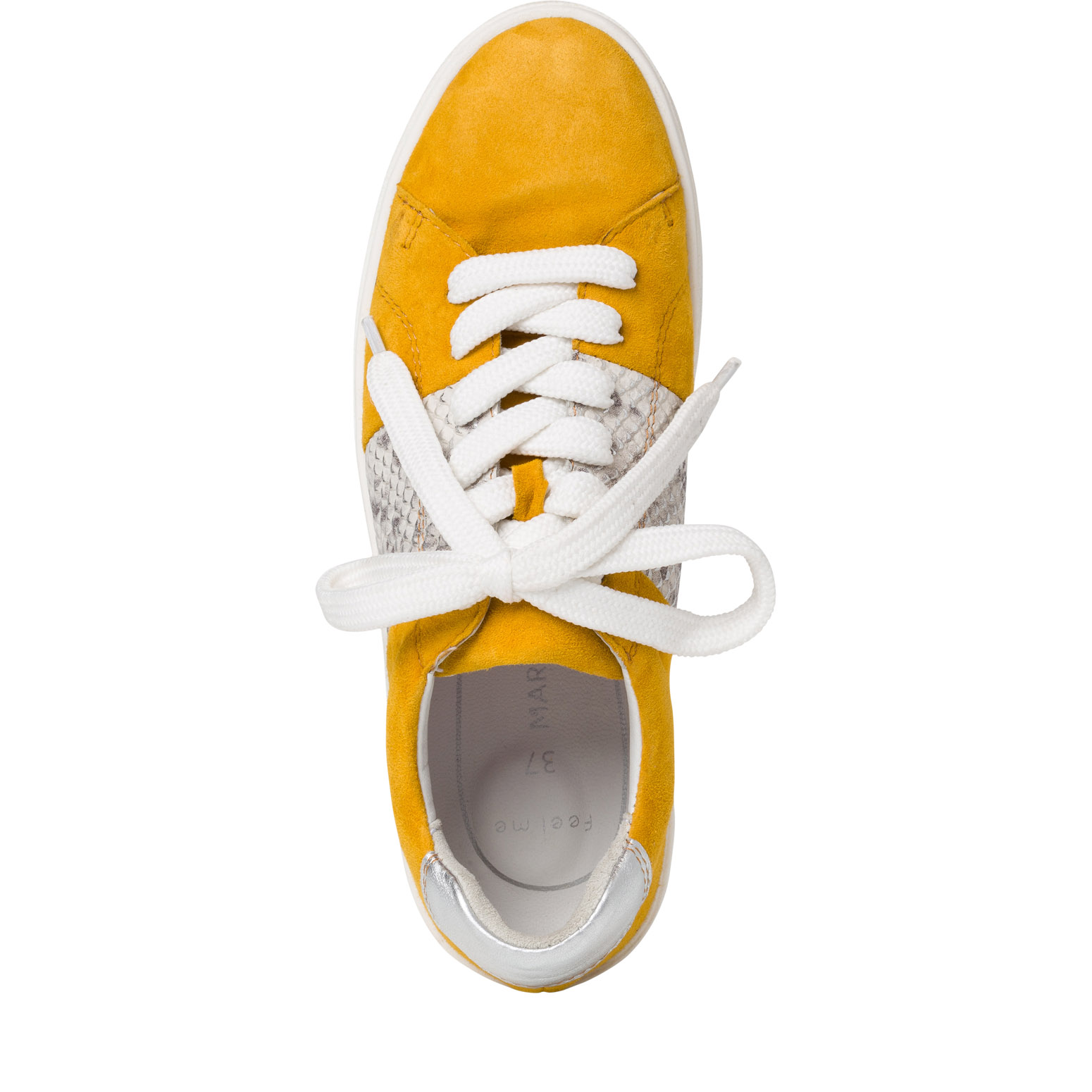 Ledersneaker - gelb, SAFFRON COMB, hi-res